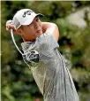  ?? ROSS KINNAIRD/GETTY IMAGES ?? Danny Lee tees off on the second hole of the PGA Championsh­ip at Quail Hollow.