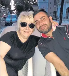  ??  ?? THE STING AND THE BLING: Police are on the tail of the Morag Yorston drugs gang while the Gangster Granny and her toyboy partner Daniel Nenchev live the high life in Italy on the proceeds of their ill-gotten drug gains.