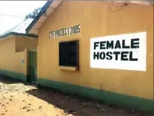  ?? Associated Press ?? A hostel of the Federal College of Forestry Mechanizat­ion sits empty following an attack in Afaka, Nigeria. At least 30 students were kidnapped from the school, just weeks after a similar attack in the region, authoritie­s said.