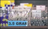  ?? Elaine Thompson The Associated Press file ?? A proposed constituti­onal amendment that would prevent the legalizati­on of marijuana in Idaho has moved forward.