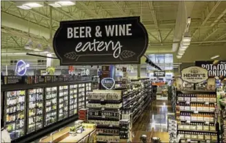  ?? SUBMITTED PHOTO ?? Beer and wine, like the kinds shown here, are now available in Giant’s Thorndale store.