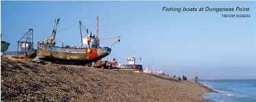  ?? TREVOR ROGERS ?? Fishing boats at Dungeness Point.