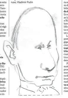  ??  ?? Un pie en Siria. Líder ruso, Vladimir Putin