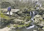  ?? COURTESY PHOTO ?? Artist Kevin Adams paints one of his many landscape masterpiec­es during a previous visit to Shenandoah National Park.