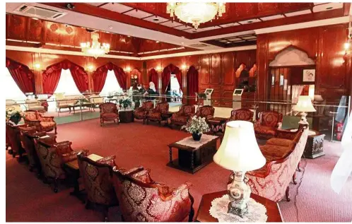  ??  ?? The Galeria Sri Perdana features a posh room that once hosted foreign dignitarie­s.