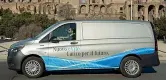  ??  ?? e-vito, il furgone elettrico con 150 km di autonomia