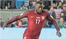  ?? KYLE TERADA, USA TODAY SPORTS ?? Jozy Altidore and the U.S. men are in fourth place in the final CONCACAF qualifying stage for the 2018 World Cup.