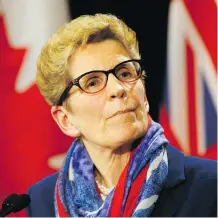  ?? STAN BEHAL/FILES ?? The Changing Workplaces Review, by Ontario Premier Kathleen Wynne, would amend the province’s Labour Relations Act and Employment Standards Act.