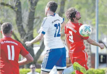  ?? FOTO: THOMAS WARNACK ?? Sowohl die SGM SC Blönried/SV Ebersbach als auch der FV Fulgenstad­t möchten eine Runde weiterkomm­en.