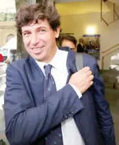  ??  ?? Demetrio Albertini, 44 anni, ex vicepresid­ente Figc