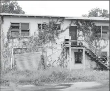  ??  ?? NAREI’s abandoned building at the location