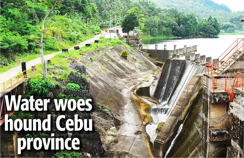 ??  ?? THE Malabog Dam is one of Cebu’s current water sources today.
