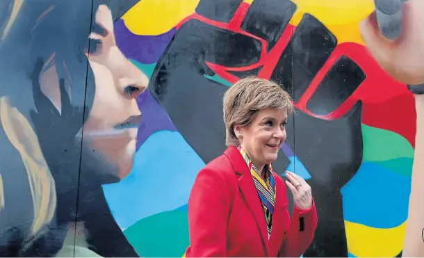  ??  ?? LOOKING AHEAD: First Minister Nicola Sturgeon wants the second vote in 2023 – but has been widely criticised for having the ‘wrong priorities’.