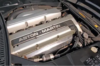  ??  ?? Aston Martin supercharg­ed the 3.2-litre AJ6 for its DB7.