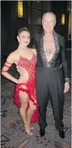  ??  ?? Michael Bailey competed in Dancing With Calgary Stars with Jacqueline Petrohay.