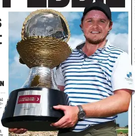  ?? GETTY IMAGES ?? Prize guy: Pepperell shows off the Qatar trophy