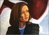  ??  ?? Kamala Harris by Ruth Santer.