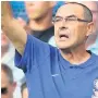  ??  ?? BIG CONCERN Sarri faces fight to keep Hazard at club