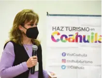  ??  ?? La secretaria de Turismo indicó que están vigilantes de los distintos filtros sanitarios en la entidad para evitar contagios.