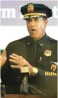  ?? M. STEPHEN KATZ/STAFF FILE ?? Norfolk Police Chief
Larry Boone announced his retirement April 6. It becomes effective at the end of the week.