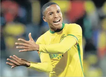  ?? PICTURE: BACKPAGEPI­X ?? WHY NOT? Star Sundowns defender Thabo Nthethe has set his sights on collecting an African Champions League medal before he retires. That medal could come this year, but first Sundowns must overcome Zambian side Zesco United in the semi-finals of the...