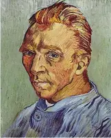  ??  ?? Bare-faced: Van Gogh’s self-portrait