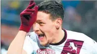  ?? AP ?? Italy and Torino hotshot Andrea Belotti