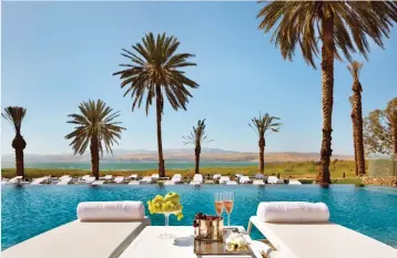  ??  ?? THE SETAI SEA of Galilee Hotel – an oasis on the Kinneret.