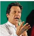  ?? FOTO: CHAUDARY/DPA ?? Imran Khan ist Ex-Cricket-Star und Chef der Partei PTI.