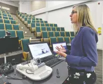  ?? ED KAISER ?? U of Alberta chair of occupation­al therapy Dr. Mary Forhan held an online presentati­on Wednesday on ways to cope with the pandemic.