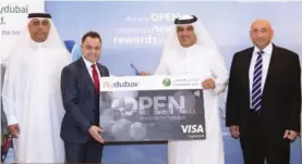  ??  ?? Below: Flydubai’s Open co-branded credit card with Dubai Islamic Bank provides up to three points per dollar spent