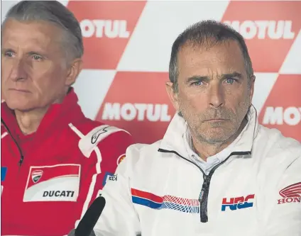  ?? FOTO: GETTY ?? Livio Suppo, team principal del Repsol Honda Team, contento con el año de Marc Márquez y de Dani Pedrosa