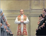  ??  ?? AUDACIOUS: Jude Law as Pius XIII in The Young Pope.