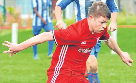  ??  ?? Derryn Kesson was on the scoresheet for Broughty Athletic in their 4-1 Super League win over Bo’ness United.