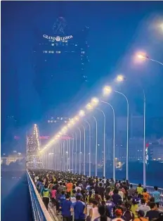  ??  ?? Much of the marathon route will cover Macao’s iconic sights and attraction­s.