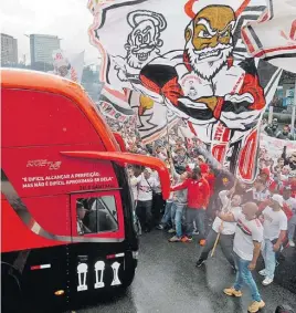  ?? FELIPE RAU/ESTADÃO ?? Torcida fez festa e mostrou ter confiança no time do São Paulo