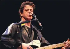  ?? MONIKA ZAUGG/THE ASSOCIATED PRESS FILE PHOTO ?? Biographer Howard Sounes says Lou Reed was in what was essentiall­y a marriage with a transgende­r person in the mid-1970s.