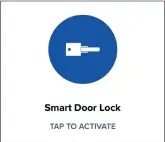  ?? ?? AUFSPERREN PER APP Mit einem Fingertipp wird das Smart Lock aktiviert und lässt sich von hand aufsperren.