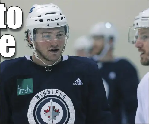  ?? KEVIN KING/POSTMEDIA ?? Brendan Lemieux (left) isn’t sweating the lineup selection: “There’s obviously some stuff you think about and some stuff you can’t control that you worry about.”