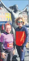  ?? ?? PadraigÍn Riggs pictured with Sonia O’Sullivan last Sunday at the Cobh 10 Mile.