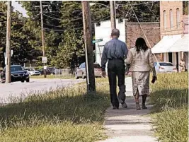  ?? GERRY BROOME/AP ?? Lewiston-Woodville, N.C., has seen a 10 percent population drop in decline in the state. six years, the steepest