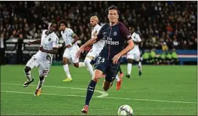  ??  ?? Contre Nice, vendredi, Julian Draxler a été aligné au milieu de terrain.