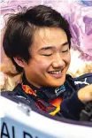  ?? FORMULA1.COM ?? PROMOSI: Yuki Tsunoda bakal menjajal lintasan F1 pada musim depan.