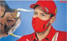  ?? FOTO: MARK SUTTON/DPA ?? Noch ganz in Rot: Nach dieser Saison wird Sebastian Vettel Ferrari verlassen. Ein neues Team hat er noch nicht gefunden.