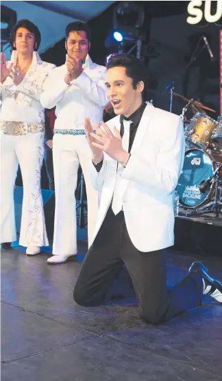  ?? Picture: RICHARD GOSLING ?? Brodie Sinlay is named winner of the VIVA Surfers Paradise competitio­n and will now get to experience the home of Elvis Presley at Graceland in the US.