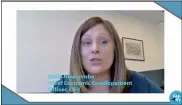  ?? SCREENSHOT IMAGE ?? Katie Newcombe announces the Capital Region’s new brand, CapNY.