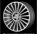  ??  ?? Diamond-cut alloys weren’t included in the insurance package.