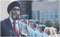  ??  ?? Defence Minister Harjit Sajjan wore a turban while serving with the Vancouver police service and the Canadian Forces.