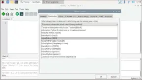  ??  ?? Hidden under the Tools menu, Options and Manage Packages reveal just how configurab­le Thonny is.