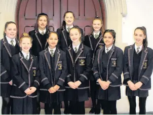  ??  ?? Three teams from Our Lady’s Convent School, Loughborou­gh competed in the regional finals of the Rotary Youth Speaks public speaking competitio­n in Uppingham. And now, one of the intermedia­te teams, Year 8, has been awarded a place in the next stage of...
